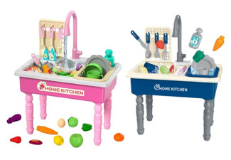 Kid's Kitchen Sink Toy Set - Two Colours Available