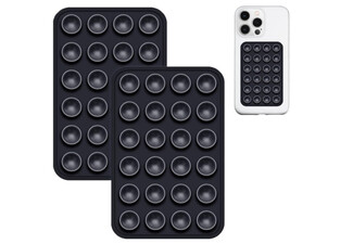 Six-Pack Silicone Suction Phone Case Mount - Available in Three Colours