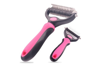 Grooming Tool for Long or Curly Pet Fur - Two Sizes Available