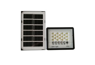 72-LED Outdoor Solar Flood Lights with Remote