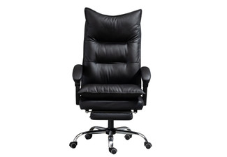 PU Black Markus Office Chair with Footrest