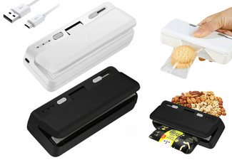 Rechargeable Mini Bag Sealer - Two Colours Available