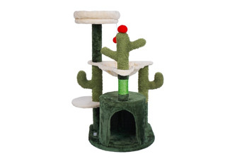 Petscene Cat Tower Tree Scratching Post with Hammock