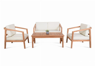 Jason Outdoor Teak Sofa Set