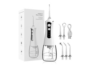Three-Mode USB Rechargeable Oral Irrigator with Five Nozzles - Two Colours Available