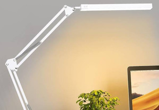 Swing Arm Desk Light with Clamp