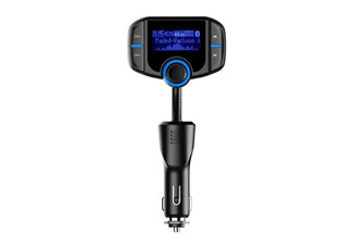 Car FM Transmitter with 1.7-Inch Display