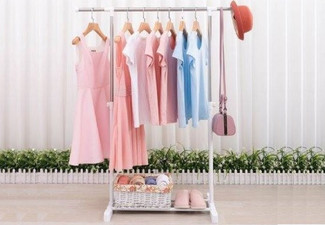 Adjustable Stainless Steel Clothes Rack - Two Sizes Available