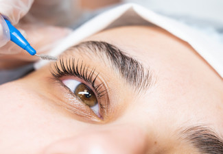 Natural Eyelash Set for One Person - Option for Classic Medium Set, Eyelash Perm or Keratin Eyelash Perm