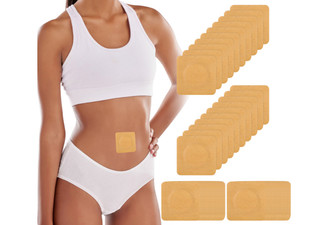 100-Piece Disposable Castor Oil Patch Set - Option for Two Sets