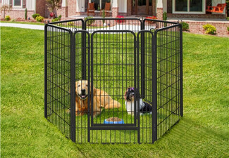 Heavy Duty 18-Panel 120cm Dog Playpen