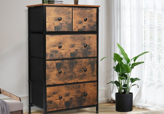 Levede Tallboy Retro Storage Cabinet