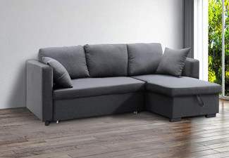 Sofa with Built in Shelves • GrabOne NZ