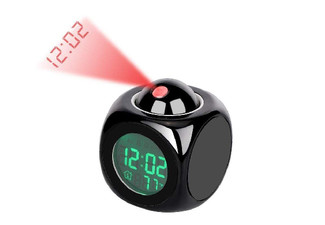 Multi-Function Projection LED Clock with Thermometer And Snooze Function