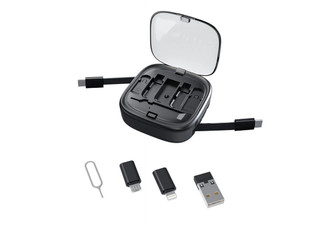 Eight-in-One Cable Adapter Conversion Set - Available in Two Colours