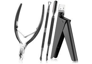 Four-in-One Set Stainless Steel Acrylic Nails Clippers - Two Colours Available