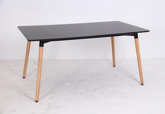 Echo Black Dining Table