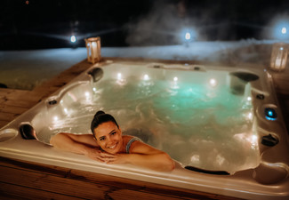 Five-Star Midweek Couples or Family of Four Getaway to The Central Wairarapa incl. Dinner, Drinks, Late-Checkout, Private Natural Hot Spring Jacuzzi & Firepit - Options for One or Two Nights