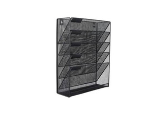Six-Tier Mesh File Organiser