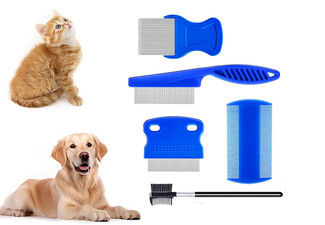 Five-in-One Pet Grooming Comb