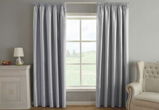 Pair of Blockout Readymade Curtains - Available in Six Sizes