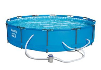 Bestway 3.66m Above-Ground Metal Frame Swimming Pool with Filter Pump