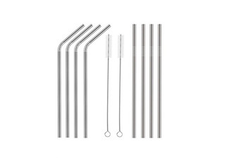 Stainless Steel Straw Set - Option for Two-Pack