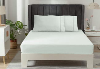 Ramesses 1200TC Egyptian Cotton Fitted Sheet Combo Set - Two Sizes & Four Colours Available