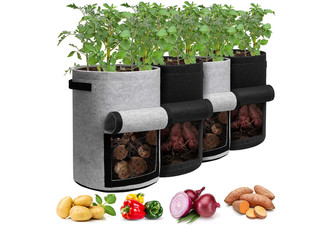 Potato Grow Bags with Flap - Available in Two Colours & Two Sizes