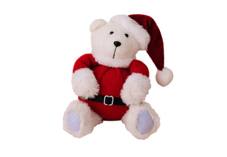 Christmas Plush Bear Ornament