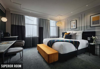 One-Night 5-Star Luxury Dunedin Getaway for Two incl. $50 F&B Credit, Bubbles on Arrival, Cooked Breakfast, Valet Parking & Late Checkout - Option for Two & Three Nights with up to $100 Credit