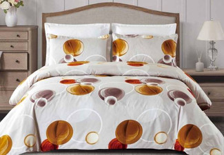 Three-Piece 1000TC Duvet Cover Set - Three Sizes Available