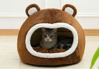 Brown Pet Basket Bed - Three Sizes Available