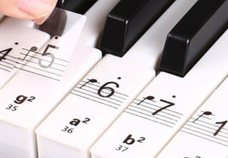 Two-Set Piano Scale Stickers - Option for Four-Set