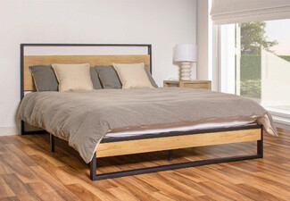 Whistler Metal Bed Frame - Available in Two Sizes