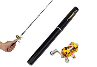 Pen Fishing Rod and Mini Reel • GrabOne NZ