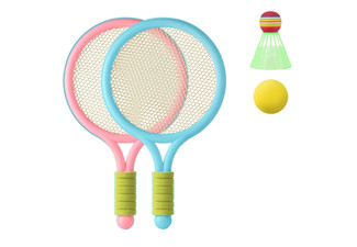 Kids Badminton Tennis Racket Incl. Two Balls