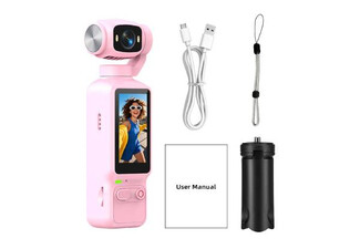 Extreme Pocket 360 Gimbal Vlogging Camera - Pink