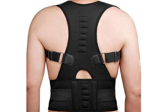 Magnetic Back Support & Posture Corrector - Two Sizes Available