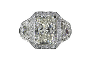 Iced Out Engagement-Style Ring - Five Sizes Available