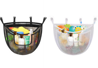 Mesh Bath Toy Organiser - Available in Two Colours & Option for Two-Piece