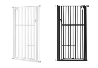 PetScene 142cm Height Retractable Pet Safety Gate - Available in Two Colours