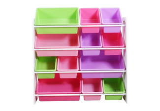 12-Bins Levede Kid's Toy Storage Rack