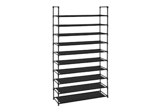 10-Tier Extra Wide Shoe Rack