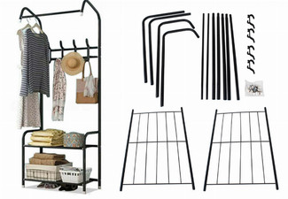 Modern Steel Clothes Rack