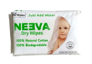 Six-Pack of 50 Neeva Dry Wipes - Option for 12-Pack
