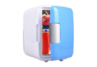 Portable Mini Four-Litre Drinks Cooler Fridge