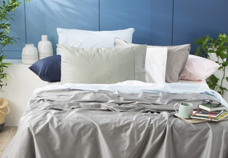 500TC Bamboo Cotton Sheet Set - Available in Eight Colours & 11 Sizes
