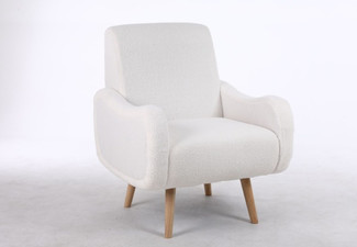 iFurniture Cloudtop Velvet Lounge Chair