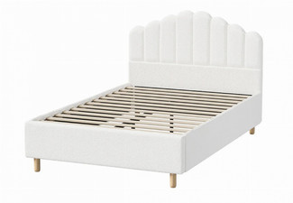 Shelley Boucle Upholstered Bed Frame - Available in Two Sizes